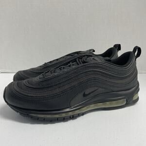 Nike Air Max 97 Gold Reflective AA3985 001 Size 10.5 Black Low Top Sneaker Retro